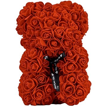 

Medvídárek Simple medvídek z růží 25 cm světle červený