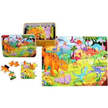 

Merco Puzzle Dinosaurus 100 dílků, multipack 2 balení