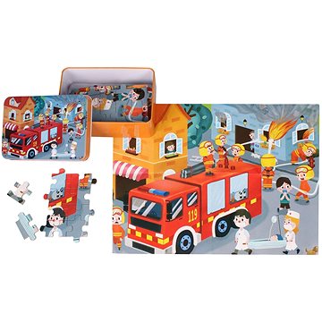 

Merco Puzzle Hasící Vůz 100 dílků, multipack 2 balení