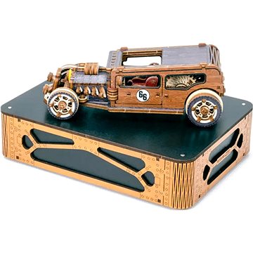 

Wooden City 3D puzzle Automobil Hot Rod Limitovaná edice 142 dílů