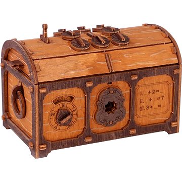 

Wooden City 3D dřevěné puzzle Escape room: Truhla s pokladem 165 dílků