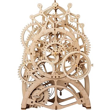 

Robotime Rokr 3D dřevěné puzzle Kyvadlové hodiny 166 dílků