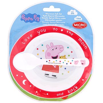 

2 - dílný plastový set PEPPA PIG baby
