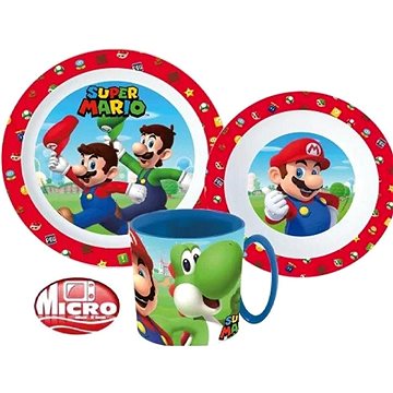

3 - dílný plastový set SUPER MARIO