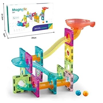 

Bavytoy magnetická stavebnice - dráha 61 ks