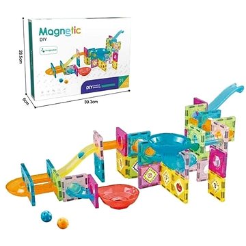 

Bavytoy kreativní magnetická stavebnice - dráha s kuličkami 91 ks
