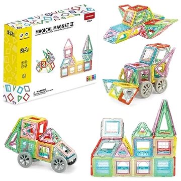 

Bavytoy magnetická stavebnice pro kreativní stavitele 55 ks