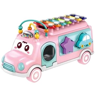 

Bavytoy Autobus s xylofonem, růžový