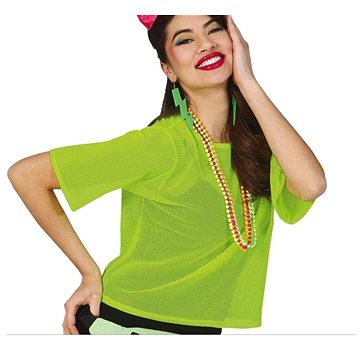 

Guirca siťované retro tričko disco zelené