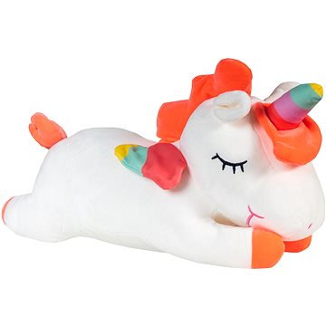 

Aga4Kids Plyšový polštář Jednorožec bílý, 50 cm