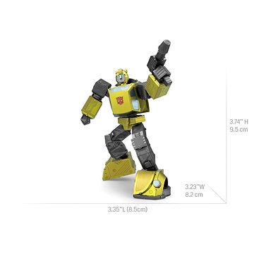 

Metal Earth Luxusní ocelová stavebnice Transformers Bumblebee, barevná