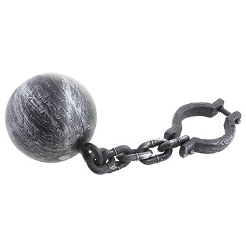 Funny Fashion Vězeňská koule s řetězem 55 cm