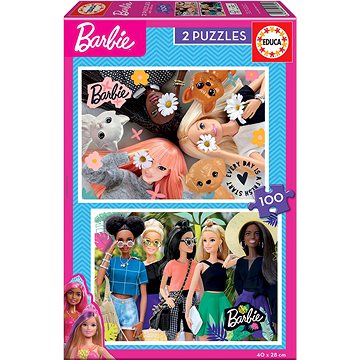 

EDUCA Puzzle Barbie 2 × 100 dílků