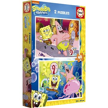 

EDUCA Puzzle Sponge Bob 2 × 48 dílků