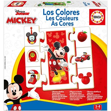 

EDUCA Puzzle Mickey a přátelé: Učíme se barvy 6 × 7 dílků