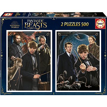 

EDUCA Puzzle Fantastická zvířata 2 × 500 dílků