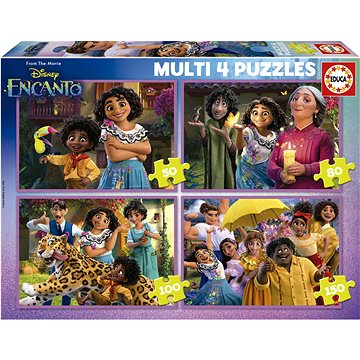 

EDUCA Puzzle Encanto 4v1 (50,80,100,150 dílků)