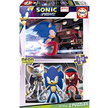 

EDUCA Svítící puzzle Sonic Prime 2 × 100 dílků