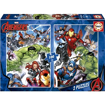 

EDUCA Puzzle Avengers 2 × 100 dílků