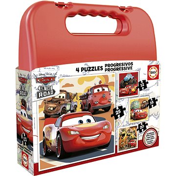 

EDUCA Puzzle v kufříku Auta 4v1 (12,16,20,25 dílků)