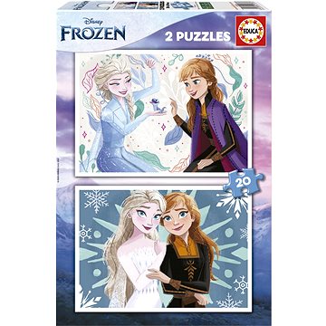 

EDUCA Puzzle Ledové království 2 × 20 dílků