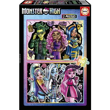 

EDUCA Puzzle Monster High 2 × 100 dílků