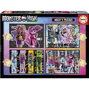 

EDUCA Puzzle Monster High 4v1 (50,80,100,150 dílků)