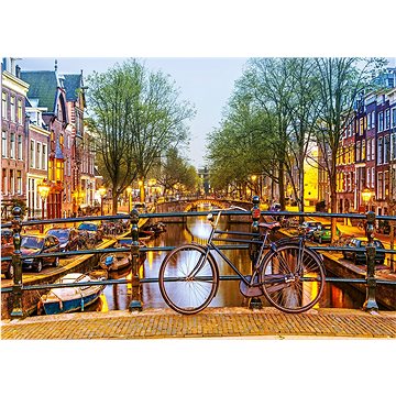 

ALIPSON Puzzle Rozzářený Amsterdam 1000 dílků