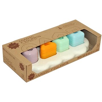 

ELFIKI Eko Natural Motorická vkládačka Magické tvary