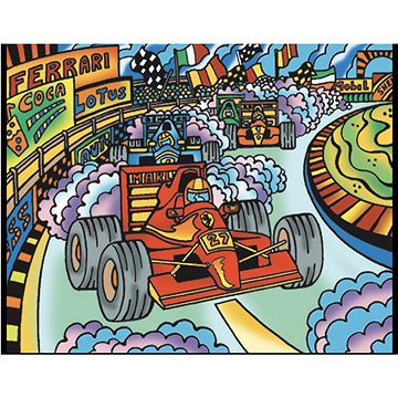 

Colorvelvet Sametový obrázek Formule 1