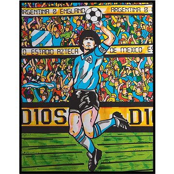 

Colorvelvet Sametový obrázek Fotbalista Argentina