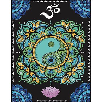 

Colorvelvet Sametový obrázek Mandala Yin Yang