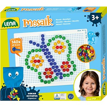 

Lena Mozaika transparentní, 140 ks, 10 mm