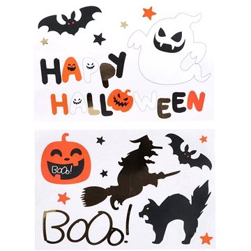 Samolepky Happy Halloween booo! 18 ks