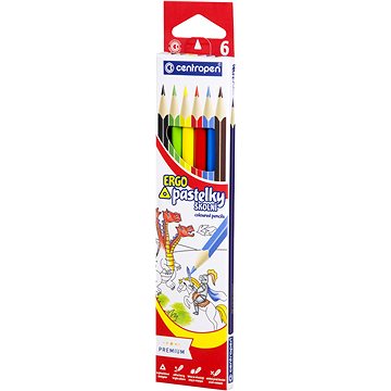 

CENTROPEN pastelky 9521 trojhranné 6 ks