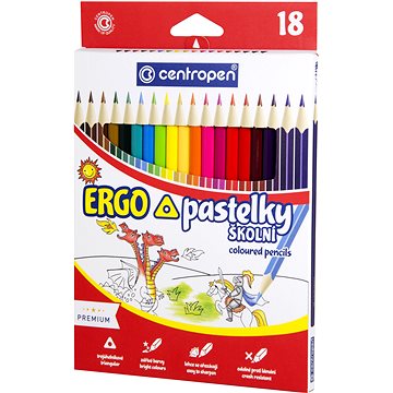 

CENTROPEN pastelky 9521 trojhranné 18 ks