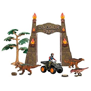 

Mikrotrading Zoolandia Dinosaurus park set s doplňky