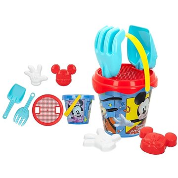

Mikro Trading Mickey Mouse sada na písek v síťce, 6 ks