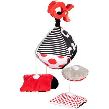 

Canpol babies Kontrastní závěsná hračka s klipem SENSORY