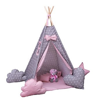 

BabyTýpka teepee Stars pink