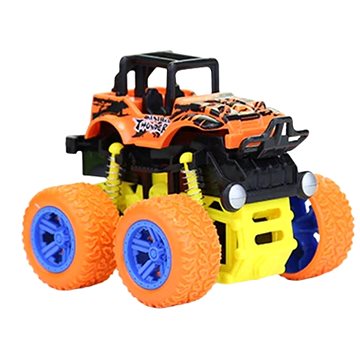 KIK Terénní auto Monster Truck 1:36 oranžovožluté - Auto