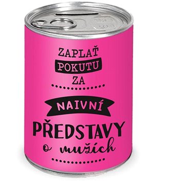 

Nekupto Humorná pokladnička Naivní představy o mužích