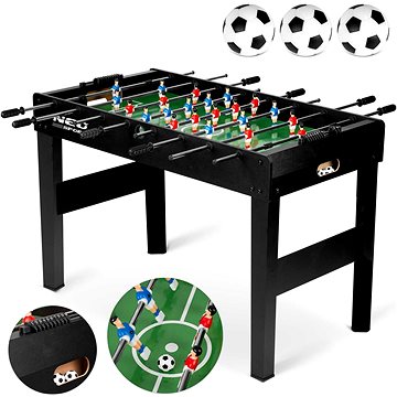

Neo-Sport Stolní fotbal NS-805 černý 118 × 61 × 79 cm