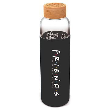 

Skleněná láhev s návlekem 585 ml, Přátelé