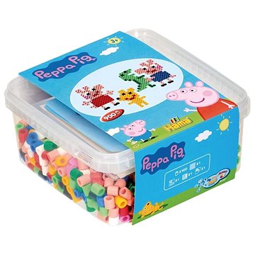 

Korálky v boxu 900 ks Prasátko Peppa - MAXI
