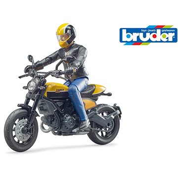 

Bruder Volný čas - bworld motorka Scrambler Ducati s řidičem