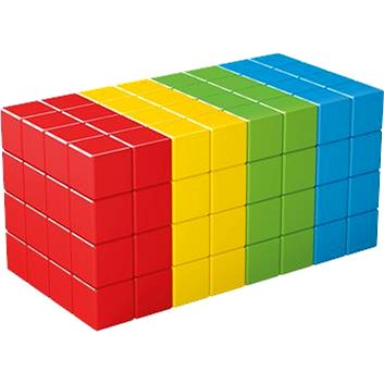 

Geomag Magicube Full Color 128 dílků