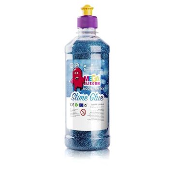 

Megaslizoun - pva slizové lepidlo modré třpytky 500ml