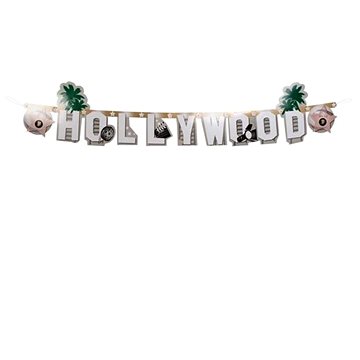 

Girlanda nápis hollywood - 135 cm