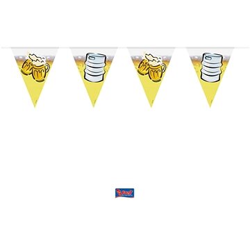 Girlanda vlajky pvc beer party 10m - oktoberfest / pivo